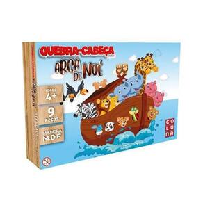 Quebra-Cabeça Arca De Noé 9 Peças - MADEIRA
