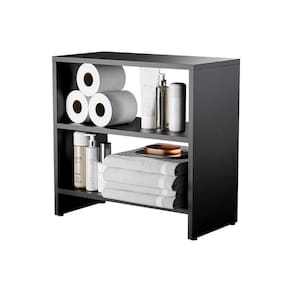 Móvel Organizador Multiuso para Banheiro 50cm Preto