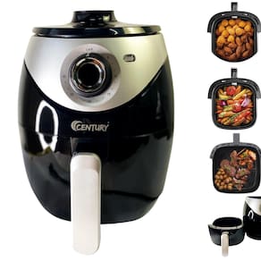 Fritadeira Elétrica Sem Óleo Antiaderente Air Fryer Preto 127V e 220V 3,8 Litros