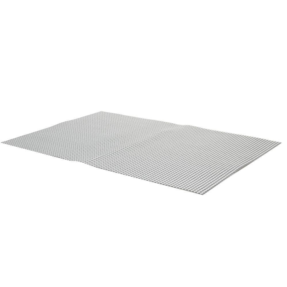 Lugar Americano Antiderrapante De Pvc Dotted Pontilhado Cinza Lyor 45x30cm Lyor