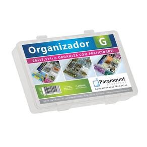 Caixa Organizadora Box Tamanho G 11 Divisorias - Ref 147