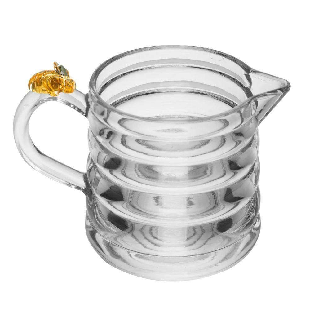 Leitera Jarra De Leite Cristal Ecológico Little Bee Abelha Colmeia Mel 300ml Lyor