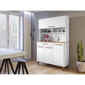 Kit Italia 4 Portas Master Arte Móveis Branco