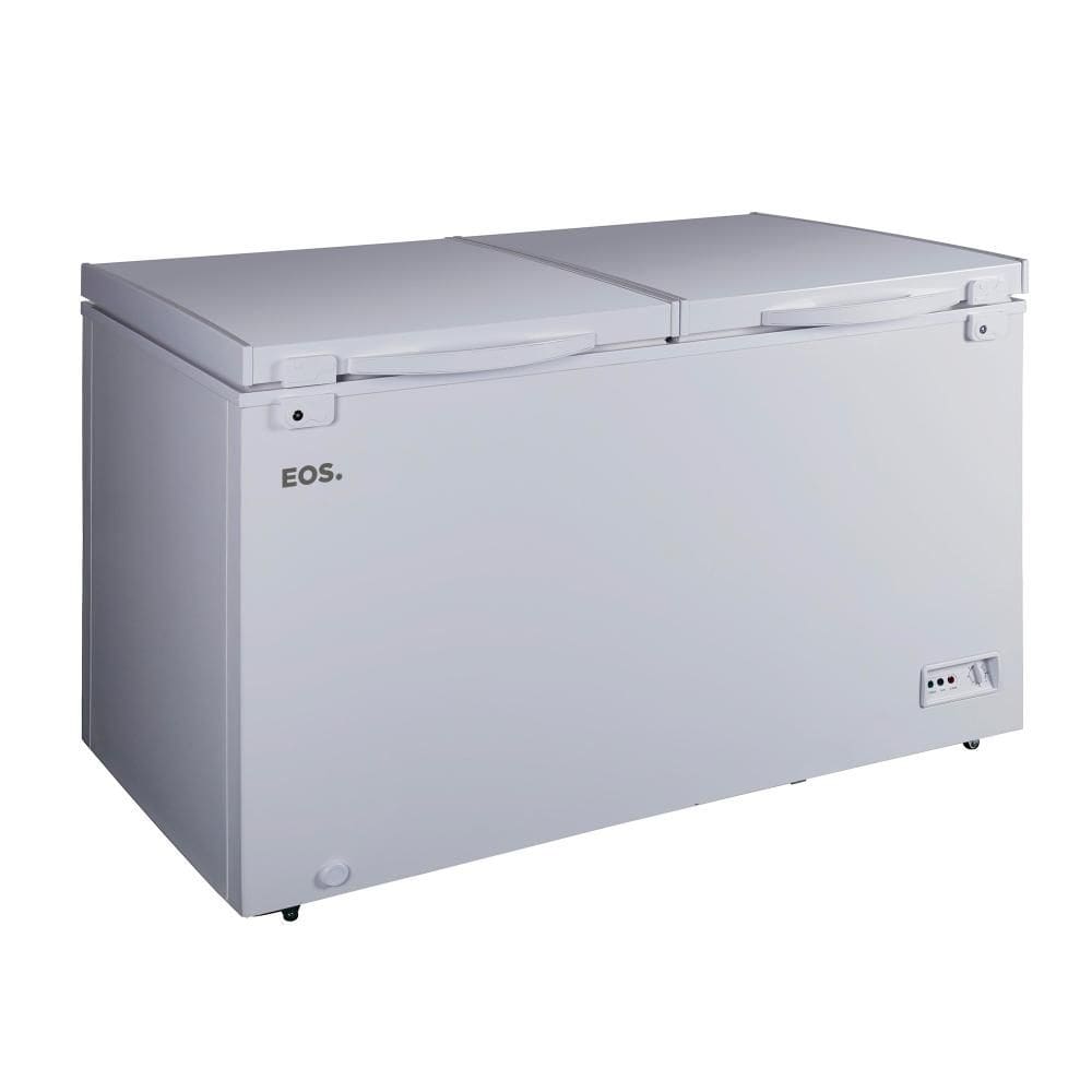 Freezer e Conservador Horizontal EOS 380 Litros EcoGelo Duas Portas EFH500XX 220V