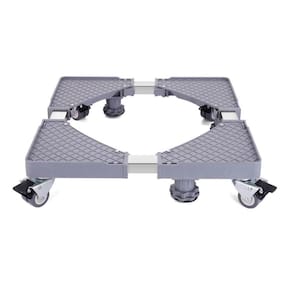 Suporte móvel para máquina de lavar, base móvel para secadora com ajuste de altura, base móvel universal