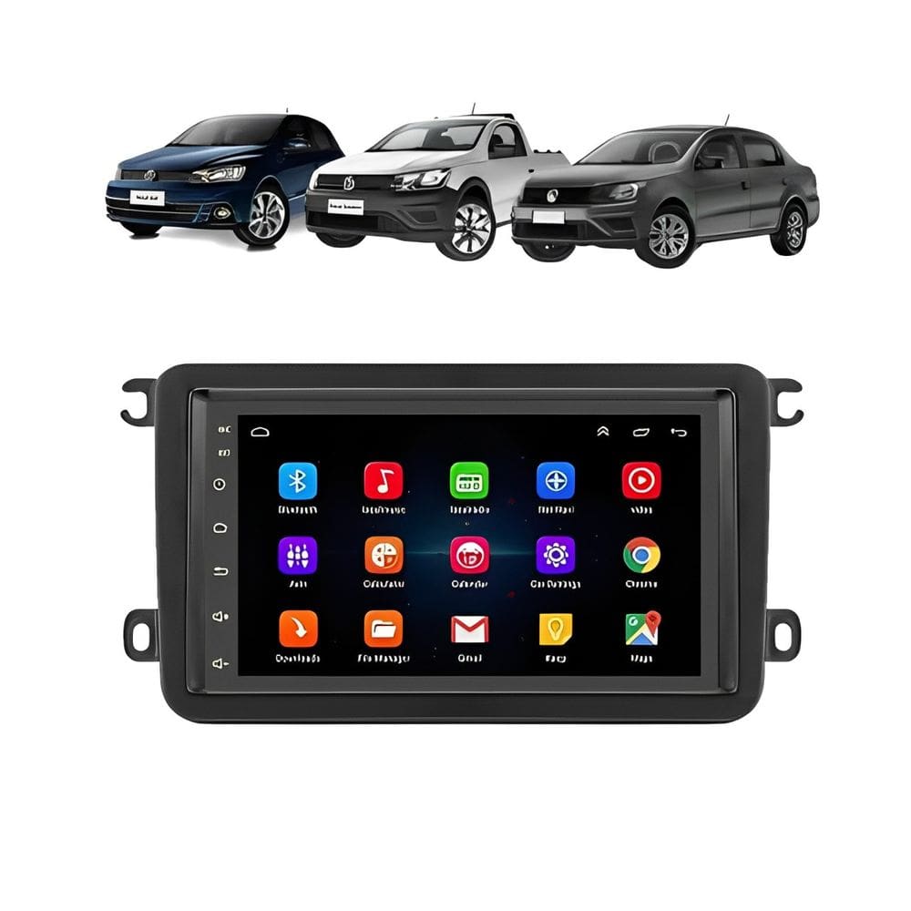 Kit Multimídia Gol Voyage Saveiro G7 2017 / 2024 Android 7 Pol 2/32GB - Roadstar RS-815BR