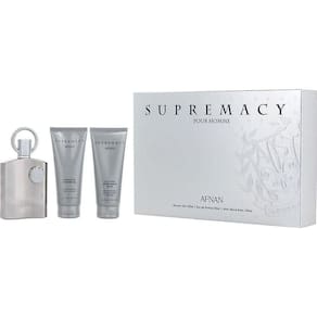 Perfume Masculino Afnan Perfumes Supremacy Silver Edp Spray 100 ml&pós-barba Balm Gel Banho
