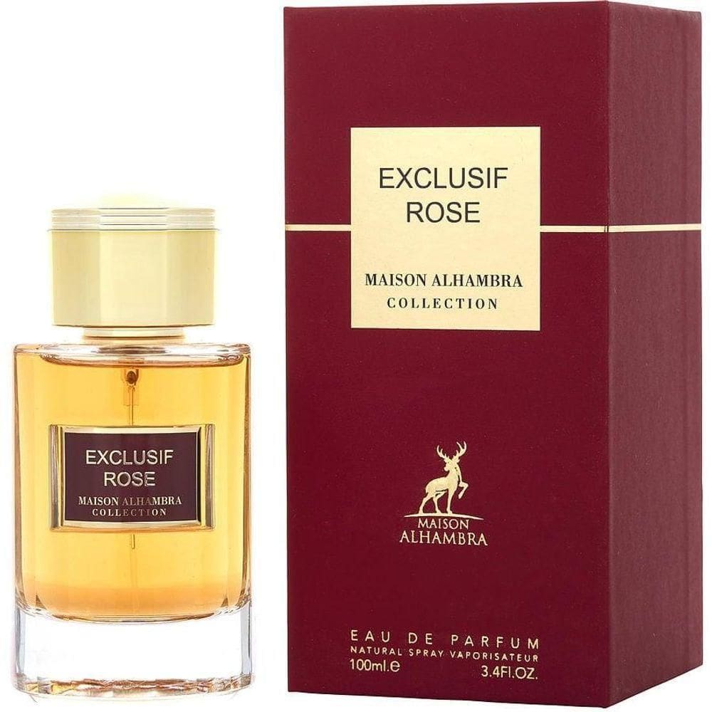 Perfume Feminino Maison Alhambra Exclusif Rose Eau De Parfum Spray 100 ml