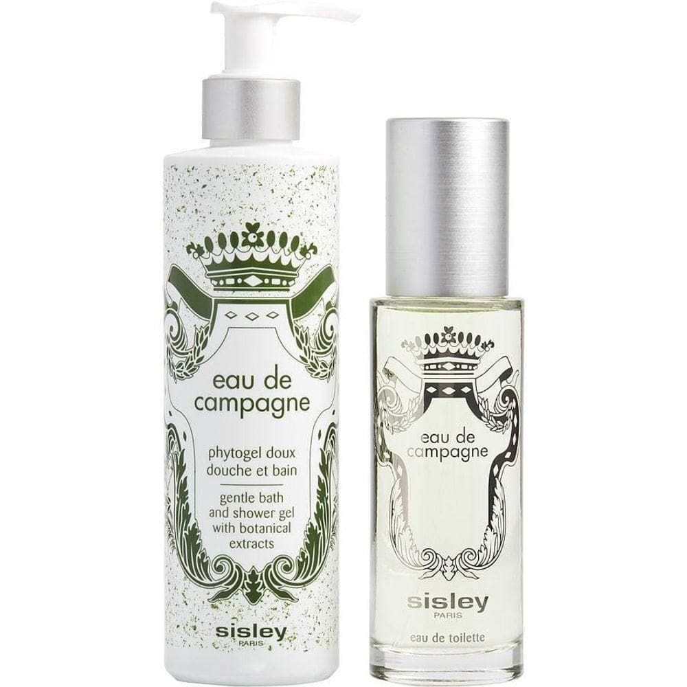 Perfume Unisex Sisley Eau De Campagne Edt Spray 100 ml & Gel Banho 250
