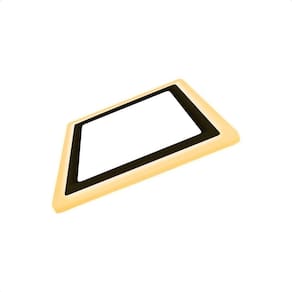 Painel Led Taschibra Quadrado Embutir 18+6w Dual Color Black Bivolt
