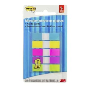 Post-it Flags Neon 5 Cores 100 Folhas
