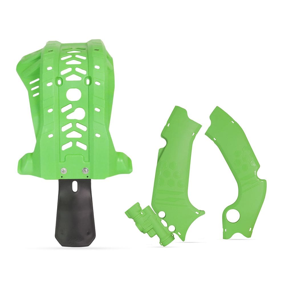 Kit Protetores Amx Motor Link Quadro Cilindro Freio Kawasaki Kx Kxf 450