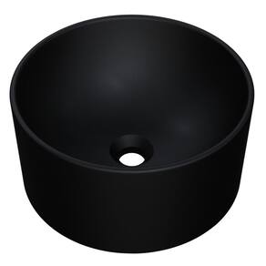 Cuba Pia Para Banheiro Redonda 26cm Celine C08 Preto - Mpozenato