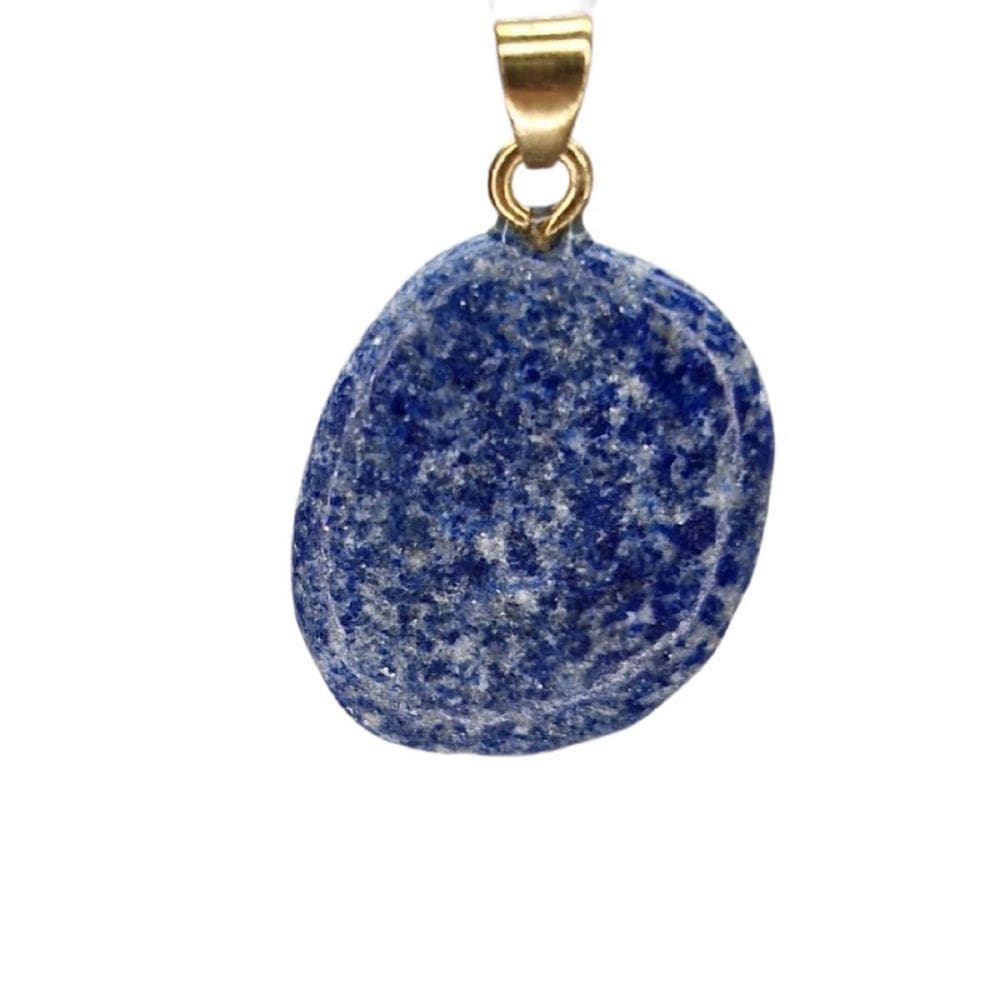 Pingente De Pedra Sodalita Rolada Natural