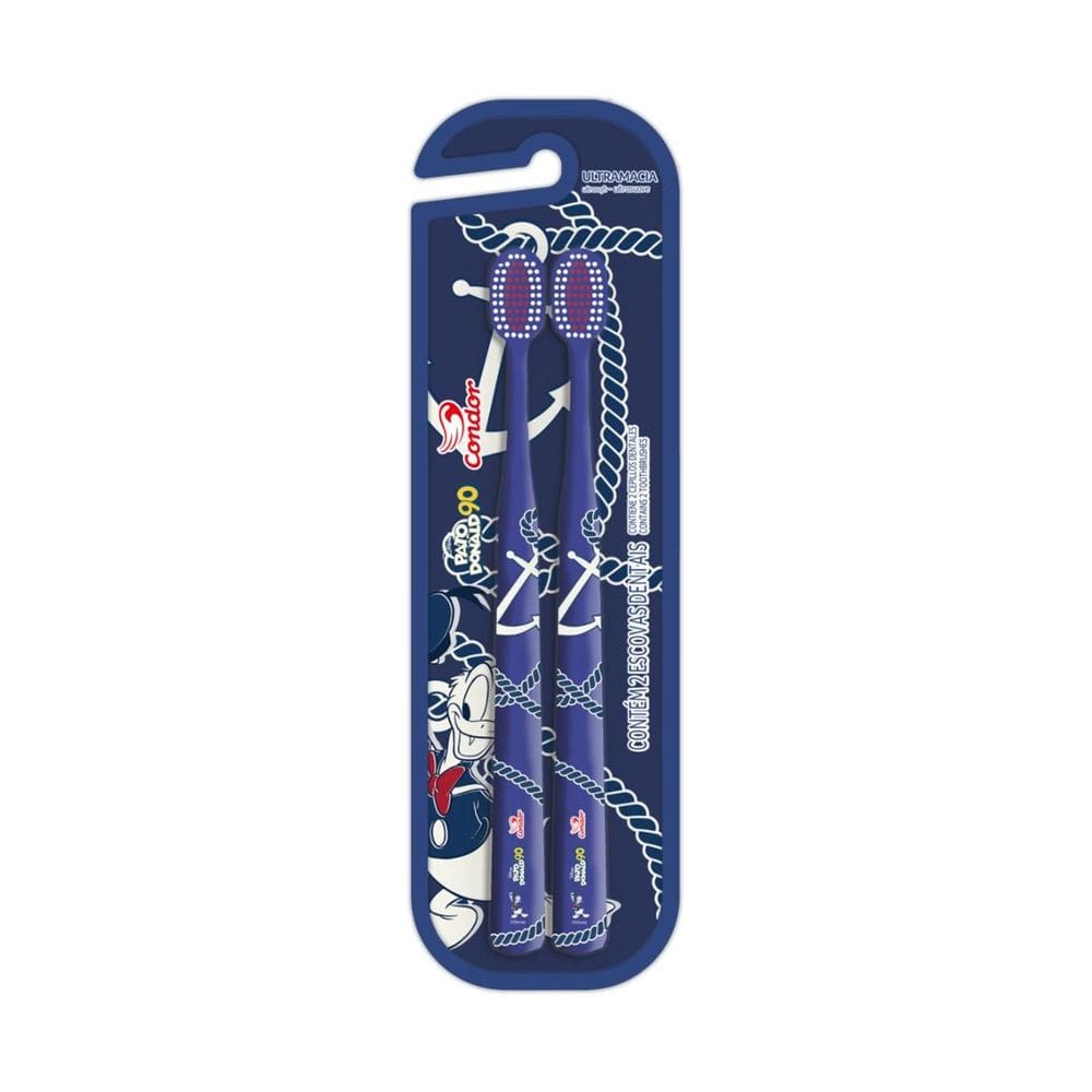 Escova Dental Ultramacia Mickey e Amigos Condor 2 Unidades