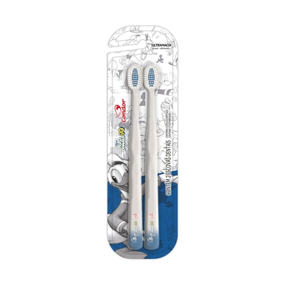 Escova Dental Ultramacia Mickey e Amigos Condor 2 Unidades