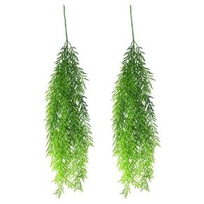 Jogo 2 Folhagens Pendente Artificial Verde Frescor 88cm - MC Flores