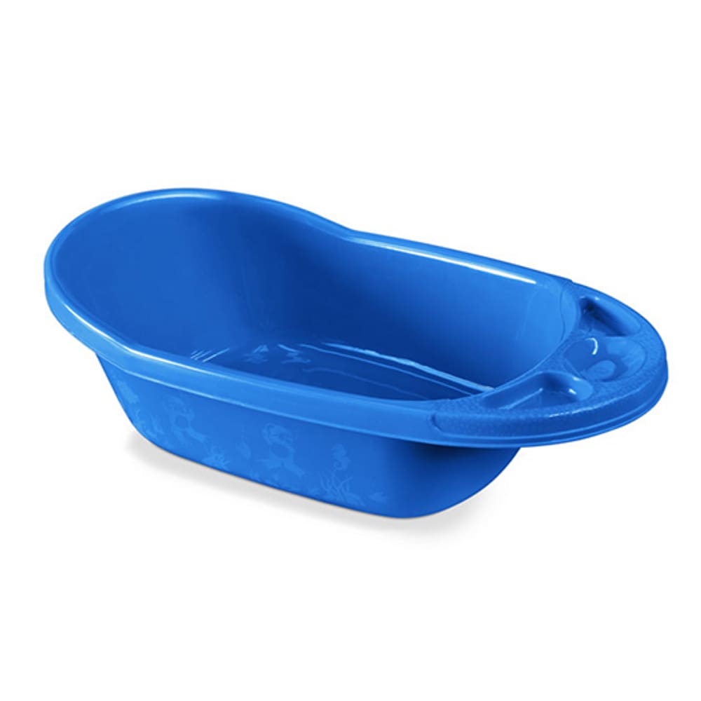 Banheira Infantil Decorada Azul 32 Litros Arqplast