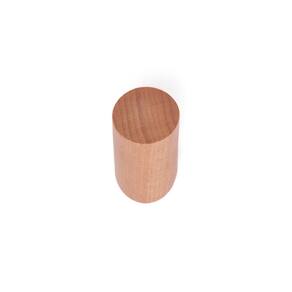 gancho de madeira para parede 3cm cabideiro roupa - Oikos