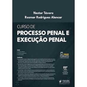 Curso De Processo Penal E Execução Penal - 2025