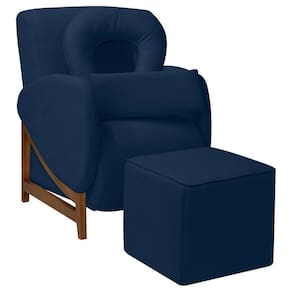 Poltrona da Mamãe e Puff para Amamentação Babi Quarto de Bebê Bouclê - SOFA STORE