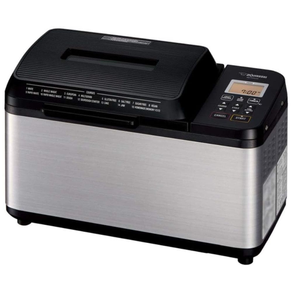 Máquina de Fazer Pão até 1 kg com Painel LCD, Aço Inoxidável, 700W, 110v, ZOJIRUSHI BB PDC20BA, Preto