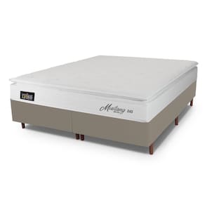 Cama Box BaÃº Queen Hellen Mustang Espuma D45 Pillow Top 158x198x57cm