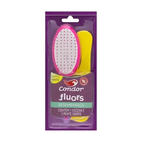 Kit Escova para Cabelo Fluors Condor + Pente