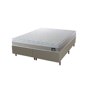 Cama Box Baú Queen Hellen Premium Espuma D33 Pillow Top 158x198x60cm