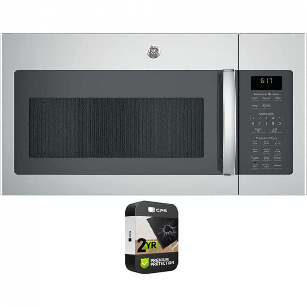 Micro ondas JVM6175YKFS de Bancada 48 Litros Multifuncional de Aço Inoxidável, 1000W, 110v, GE E99JVM6175YKFS, Prateado