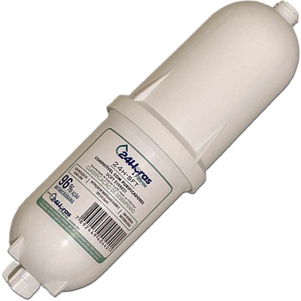 Filtro Refil Soft Everest Compatível Vela 2em1 Purificador de Água