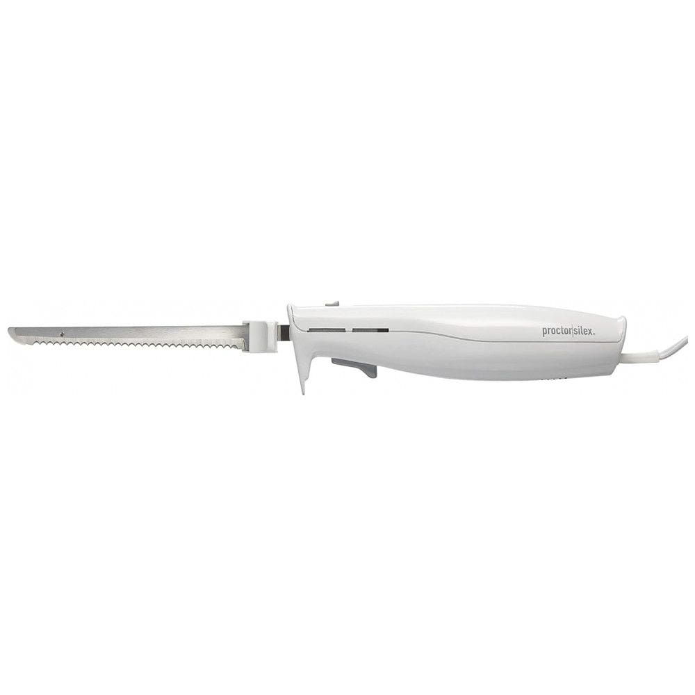Faca Elétrica em Aço Inoxidável, Branca, 110v, PROCTOR SILEX 74311PS, Branco