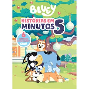 Bluey Histórias em 5 minutos - Capa Dura Almofadada