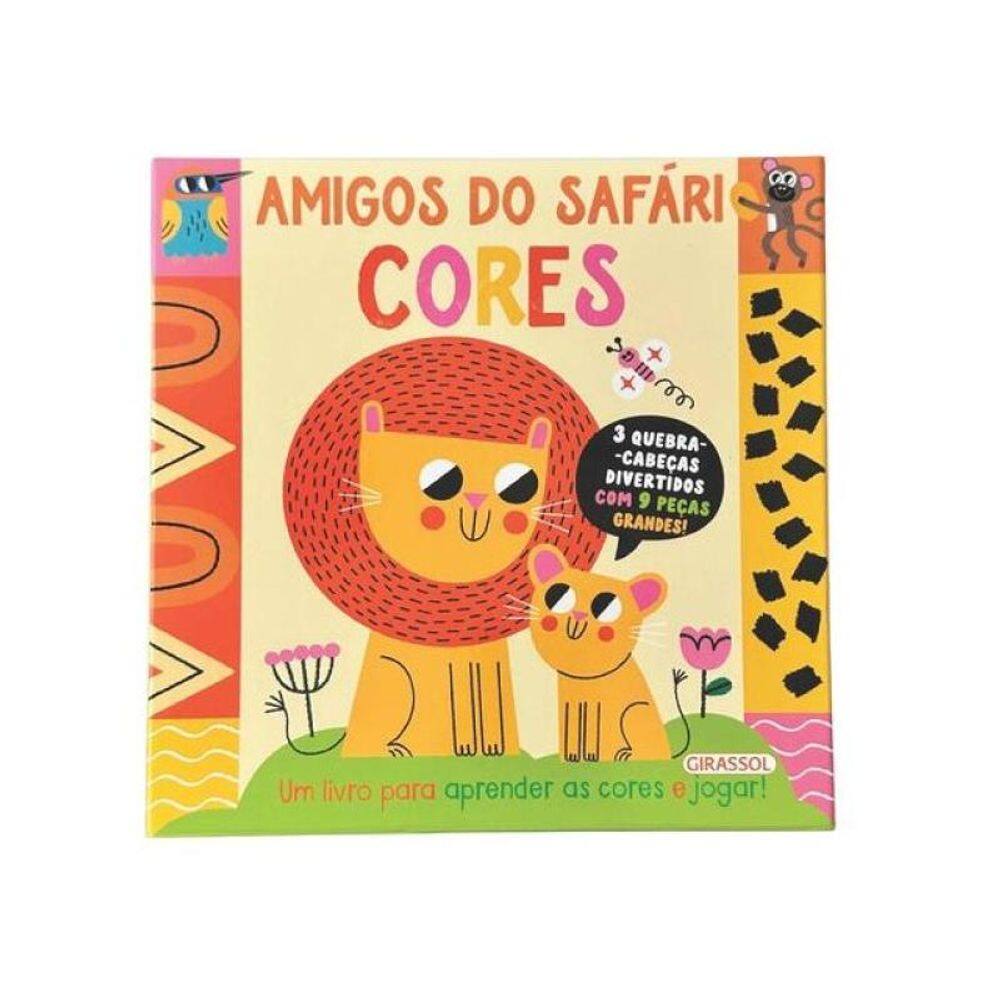 Quebra-Cabeça Em Ação: Amigos Do Safári - Cores
