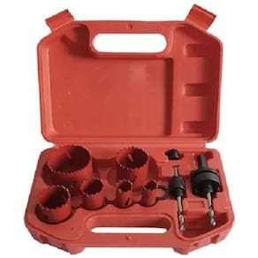 Kit Serra Copo Jogo 9 Peças Bimetal 6123 Lotus Plus