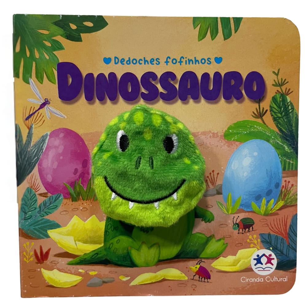 Livro Dedoche Dinossauro