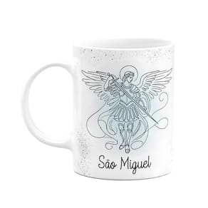 Caneca Religiosa Orações - São Miguel - 325ml