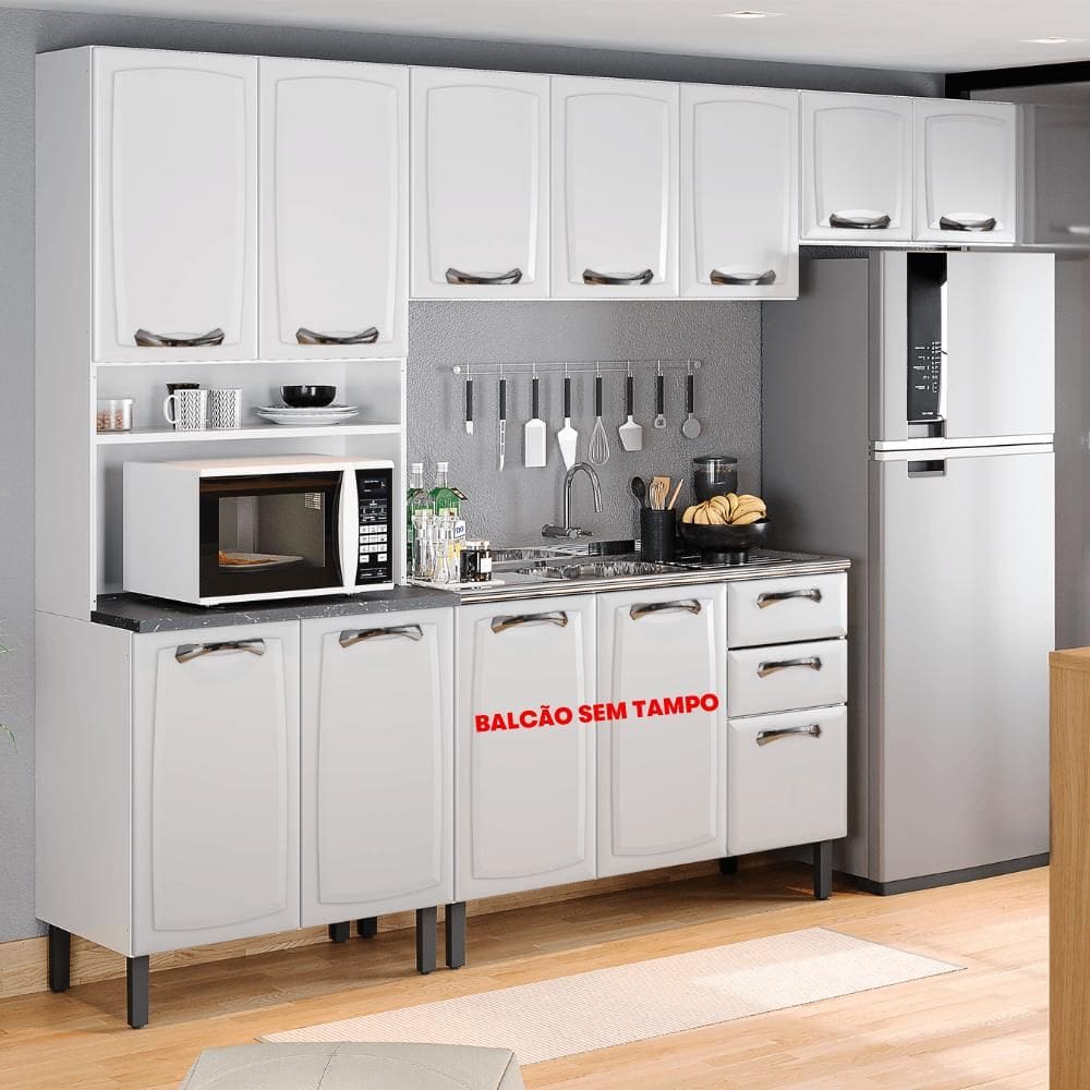 Cozinha Completa Itatiaia New Premium 4 Peças com Forno Branco COZ 28 4PC NEW PREMIUM 1FNO BRA