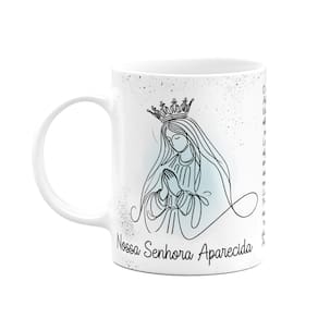 Caneca Religiosa Orações - Nossa Senhora Aparecida - 325ml