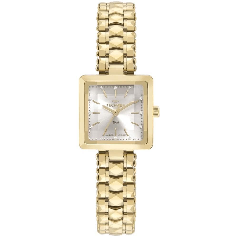 Relógio Technos Feminino Mini Joia Dourado 2035Mxhs/1K