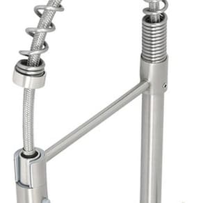Torneira De Mesa Cozinha Gourmet Monocomando Escovado Deluxe