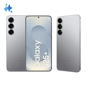 Smartphone Samsung Galaxy S25 Plus 256GB 5G - Prata, Galaxy AI, Câmera Tripla 50MP + Selfie 12MP, RAM 12GB, Tela 6.7"