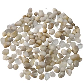 Pedra Quartzo Opalado Rolado 0,2 a 1 cm 1 kilo Natural