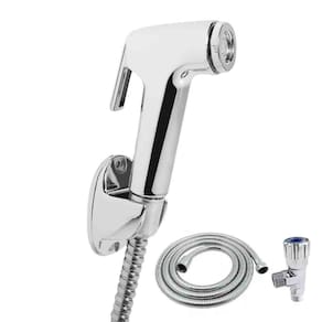 Ducha Higienica Cromada Banheiro Suporte Chuveirinho Completa Mangueira Box Casa Flexivel Lavabo