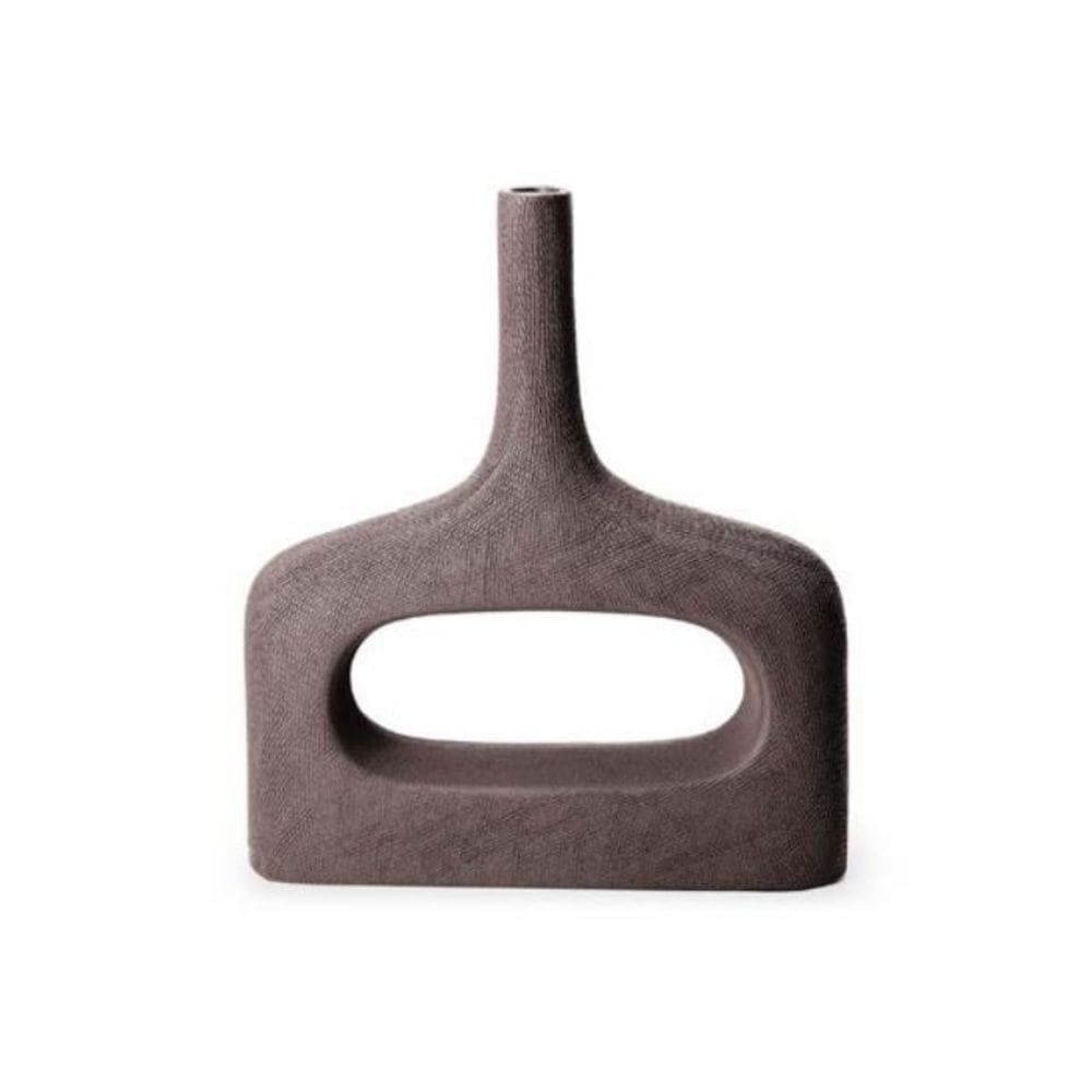 Vaso Decorativo Marrom em Poliresina 33x29cm Mart