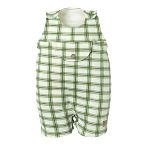Macacão Jardineira Bebê Menino Curto Verde Camping - Hug