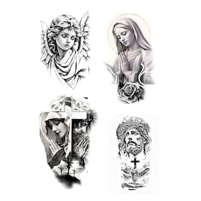 4 Tatuagens Temporaria Religiosas PB 2