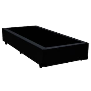 Cama Box Solteiro Sintético SerenePrime Preto 88x188x40