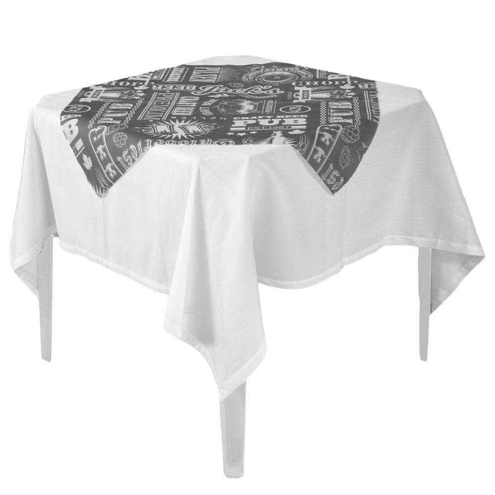 Toalha De Mesa Boteco Tnt 70cm X 70cm - 5 Unidades