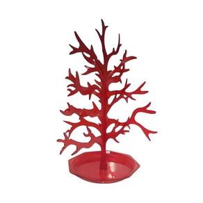 Árvore Acrílica Vermelha Transparente Para Doces - 30cm